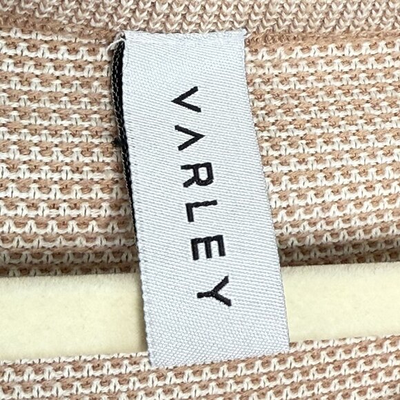 Varley Tan Pullover Sweater With Drawstring Hem, M - Picture 8 of 10